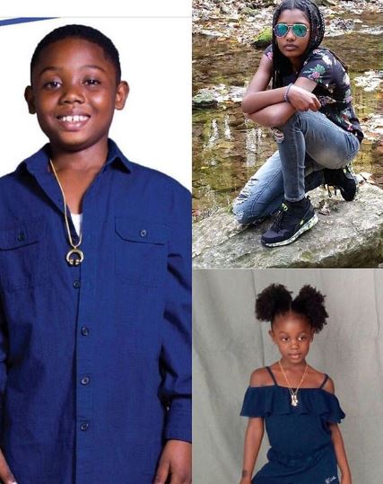 A picture of Nicholas Lall's children.